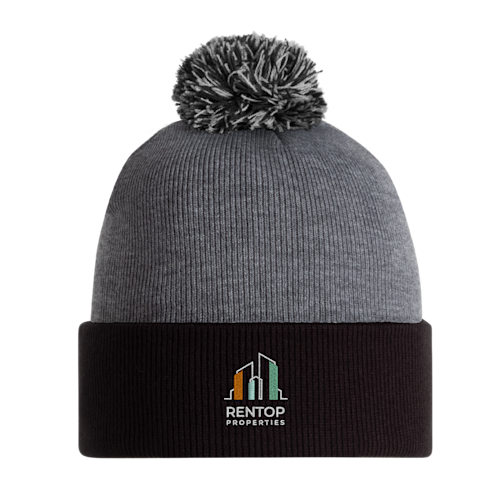Design your own beanie hat with pom top