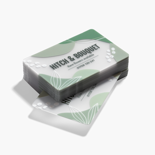 Frosted Business Cards