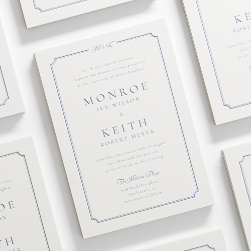 Letterpress Wedding Invitations