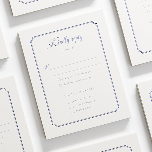 Letterpress RSVP Cards