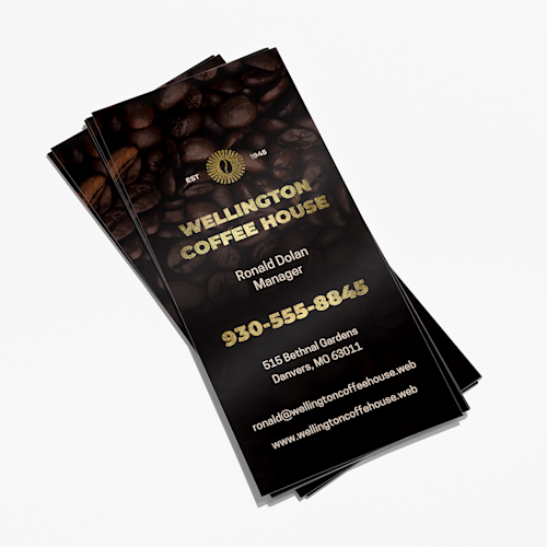 Foil Accent Rack Cards