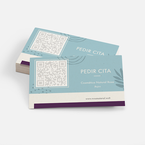 Tarjetas de visita código QR
