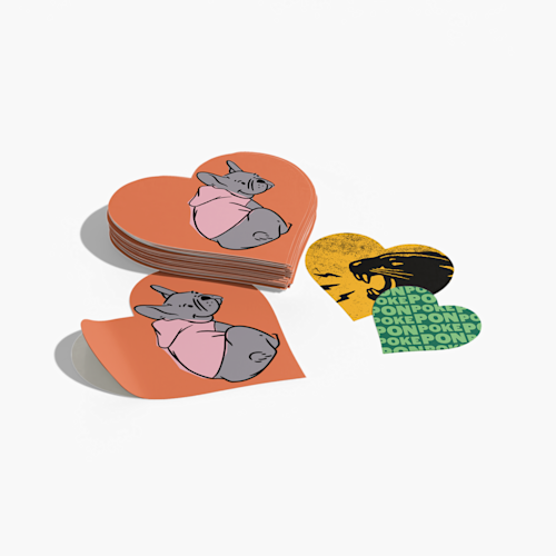 Pegatinas de corazón