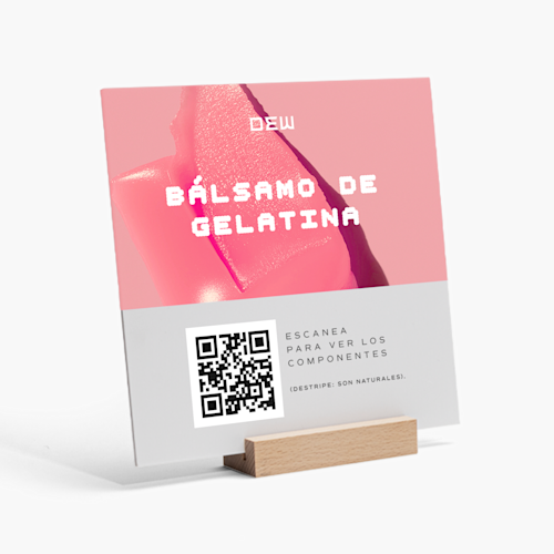 Expositores de sobremesa en metacrilato