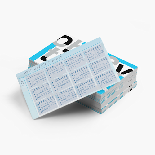 Calendarios de bolsillo