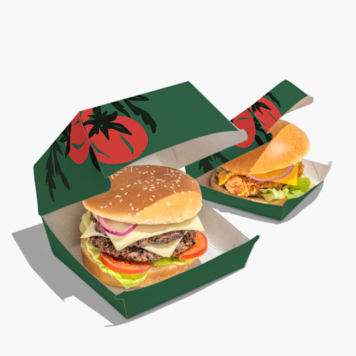 Cajas de hamburguesas personalizadas