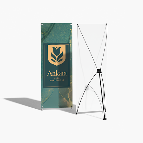 Banners en X para interiores