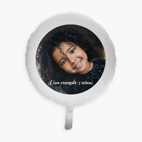 Globos con foto