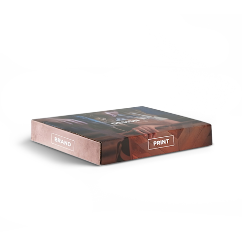 Muestras de cajas planas para envíos