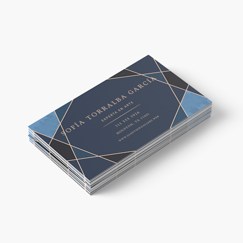 Tarjetas de presentación suaves al tacto