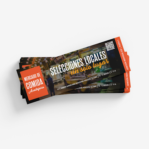 Tickets personalizados