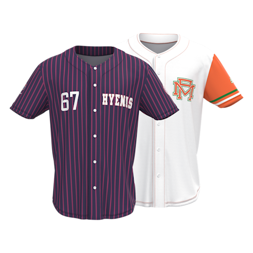 Camiseta de béisbol totalmente personalizada