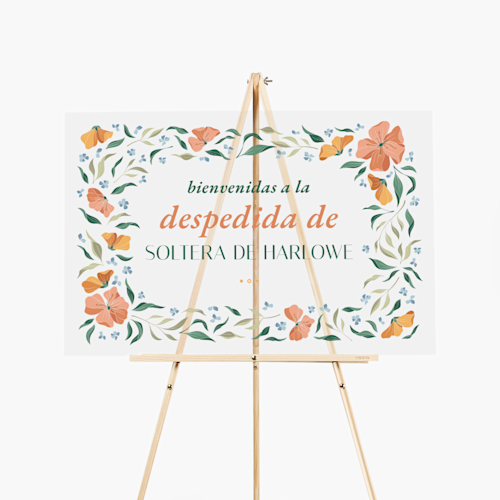 Carteles acrílicos para bodas