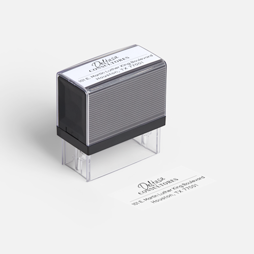 Sellos rectangulares autoentintables