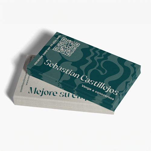 Tarjetas de presentación de bambú