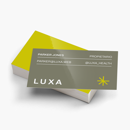 Tarjetas de presentación premium