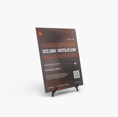 Carteles de cartón pluma