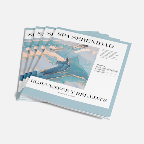 Folletos con encuadernación fresada