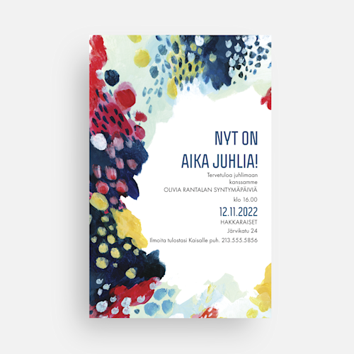 Kutsukortit aikuisten syntymäpäiville