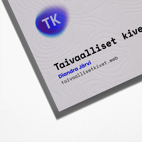 Kirjapainetut käyntikortit