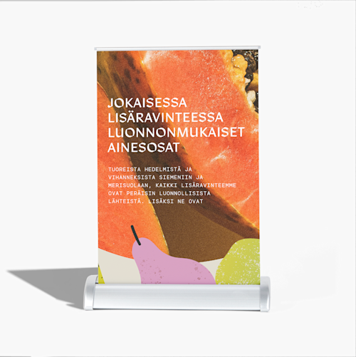 Roll up -pöytäbanderollit