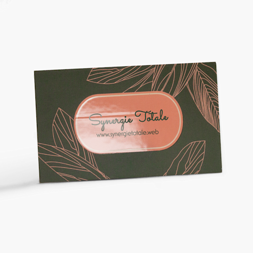 Cartes de visite vernis sélectif