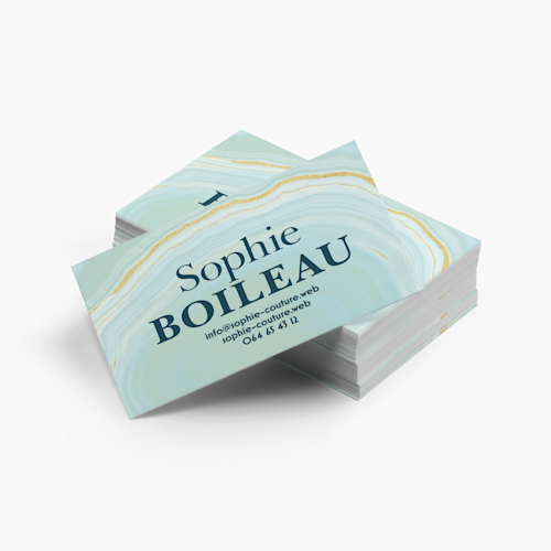 Cartes de visite Soft touch