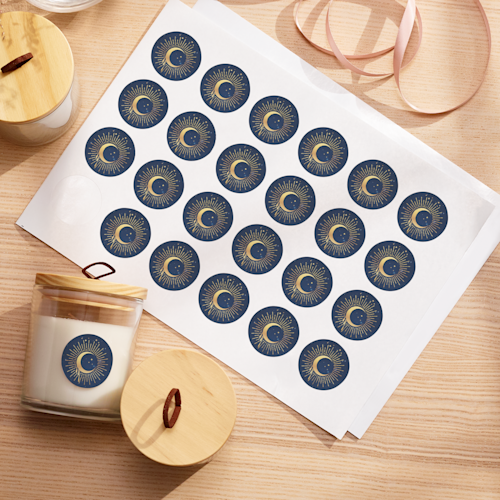 Feuilles de stickers
