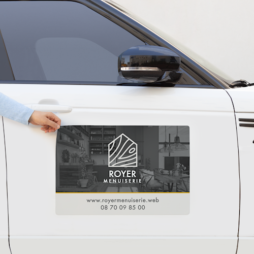 Plaques aimantées pour voiture