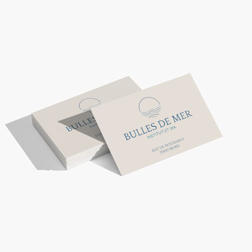 Cartes de visite en bambou