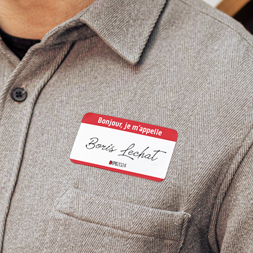 Badges autocollants