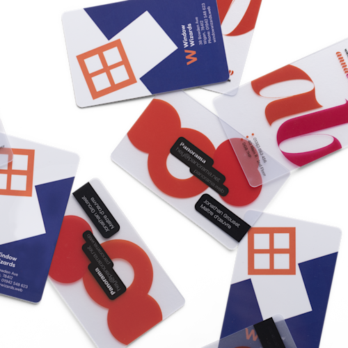 Cartes de visite en PVC