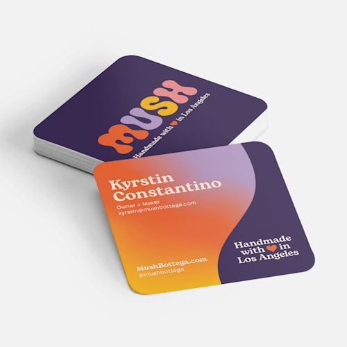 Cartes de visite carrées