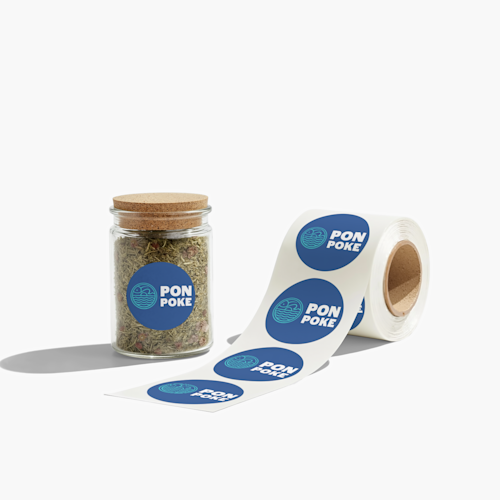 Étiquettes en papier recyclé