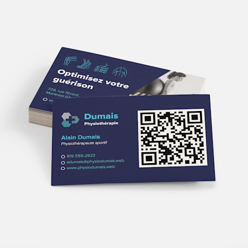 Cartes d'affaires à code QR