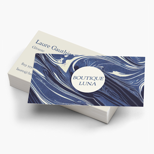 Cartes d’affaires standard