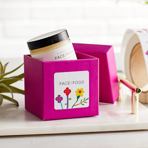 Étiquettes pour les produits cosmétiques