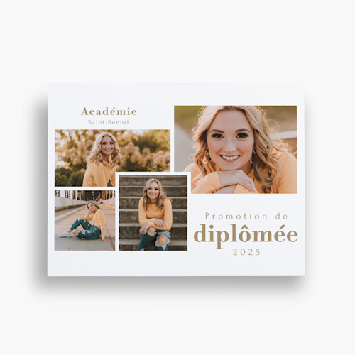 Invitations et faire-part de remise de diplômes
