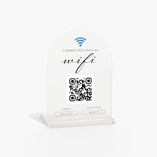 Pancartes de table en acrylique