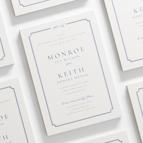 Faire-part de mariage typographiques