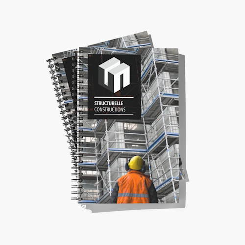Livrets à reliure métallique