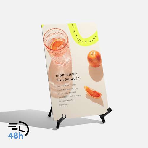 Panneaux en carton-mousse