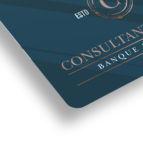 Cartes de visite en PVC