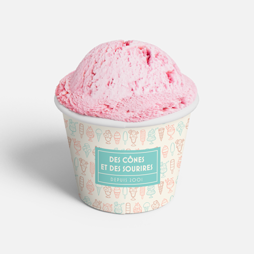 Pots à glace personnalisés