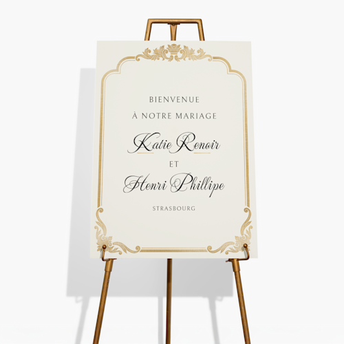 Pancartes et affiches de mariage