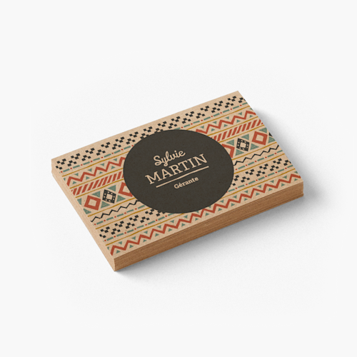 Cartes de visite kraft