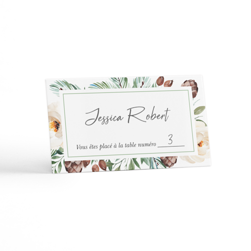 Marque-places de mariage
