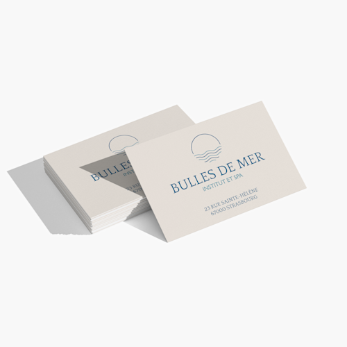 Cartes de visite en bambou