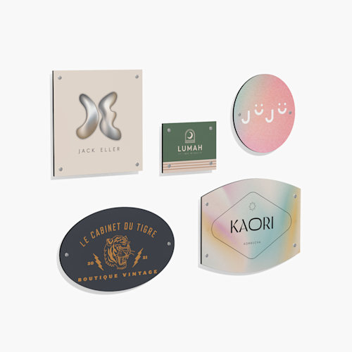 Plaques de porte personnalisées