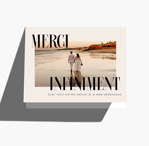 Cartes de remerciement